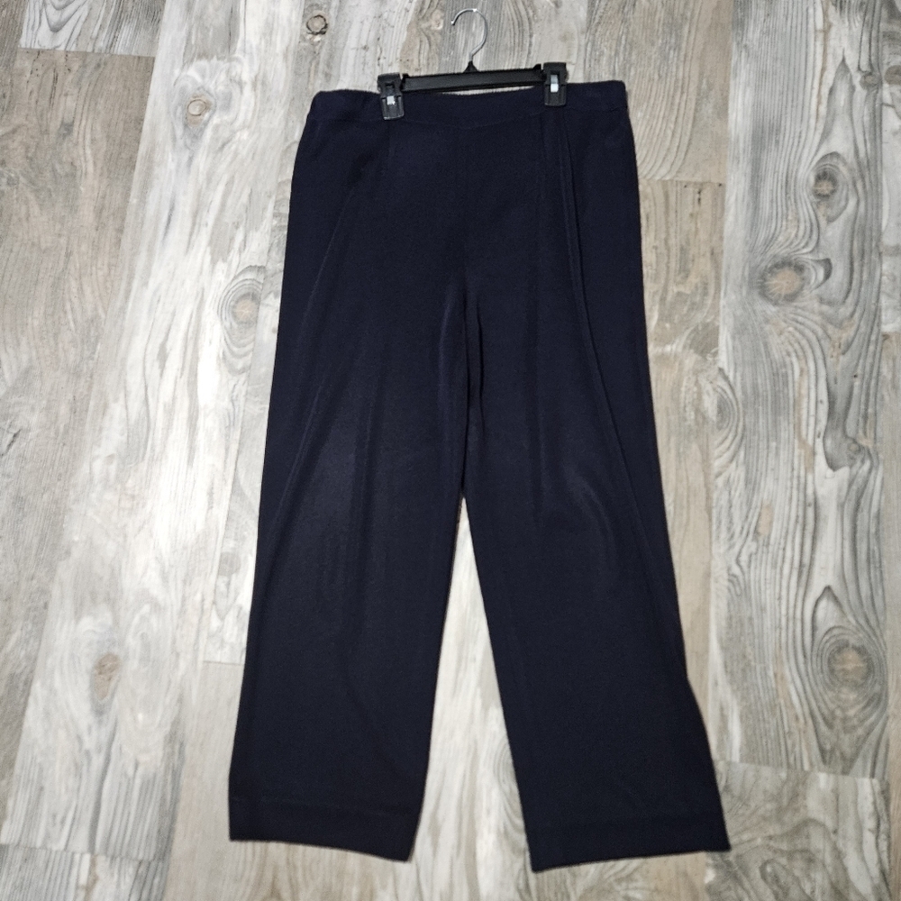 exclusively Misook Knit wide leg pants